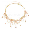 Ethnic Style Alloy Coin Tassel Waist Chains for Women FS-WGA1C87-01-3