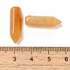 Natural Topaz Jade Pointed Pendants G-C158-05G-3