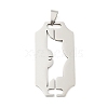 Non-Tarnish 201 Stainless Steel Pendants LS-STAS-D190-04P-1