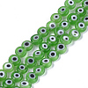 Handmade Evil Eye Lampwork Beads Strands LAMP-S191-02A-02-2