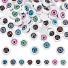   80Pcs 8 Colors Plastic Craft Eyes DOLL-PH0001-48A-1