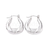 Non-Tarnish 304 Stainless Steel Hoop Earrings for Women EJEW-F287-10P-1