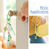 Jellyfish Glass & Acrylic Pendant Decorations HJEW-TAC0034-7