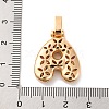 Brass Micro Pave Cubic Zirconia Pendants KK-C076-29A-G02-3