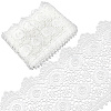 5Yards Milk Fiber Embroidery Flower Tassel Lace Ribbon OCOR-GF0004-69-1