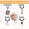 Leather Wristlet Keychain Bracelet Wallet for Women JX633A-3