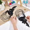 1Pair Rhinestone Sewing Ornaments DIY-NB0014-65B-4
