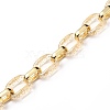 Handmade Transparent Acrylic & CCB Plastic Cable Chains AJEW-JB00829-2