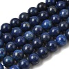 Dyed Round Natural Lapis Lazuli Beads Strands G-K081-8mm-2