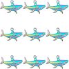 12Pcs Rack Plating 304 Stainless Steel Pendants STAS-UN0036-36-1