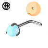 G23 Titanium & Imitation Opal L-Shaped Nose Rings WG62851-11-1