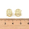 Clock Brass European Beads KK-CBA9CBD-22G-3