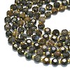 Natural Glaucophane Beads Strands G-C116-A29-02-3