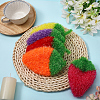 10Pcs 5 Colors Polyester Cleaning Cloths AJEW-GF0011-61-3