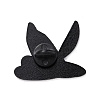 Witch Hat with Rabbit Ear Enamel Pin JEWB-O005-H04-2