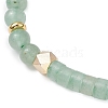 Natural Green Aventurine Braided Bead Bracelets BJEW-JB11241-03-3