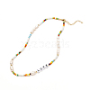 Love Beaded Necklace for Teen Girl Women X1-NJEW-TA00008-7