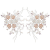 Polyester Acrylic Rhinestones Applique embroidery ABS Sequins FIND-WH20019-165B-07-6