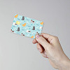 Rectangle PVC Plastic Waterproof Card Stickers DIY-WH0432-101-5