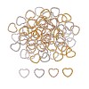 200Pcs 4 Colors Iron Open Jump Rings IFIN-CJ0001-51-1
