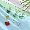 72Pcs 12 Colors Birthstone Charms Glass Pendants RGLA-ZZ0001-03-12x15mm-8