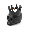 Halloween Theme Resin Candle Holder CAND-PW0003-030EB-2