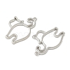 Alloy Open Back Bezel Pendants FIND-L025-02P-2