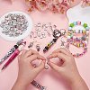 120Pcs Brass Rhinestone Spacer Beads FIND-SZ0003-70B-3