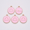 Alloy Enamel Pendants LS-X-ENAM-S124-01B-09K-2
