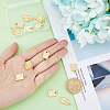 SUPERFINDINGS 12Pcs 3 Style Eco-Friendly Brass Pendants KK-FH0005-20-3