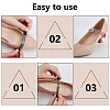 DELORIGIN 3 Pairs 3 Colors Elastic Imitation Leather Shoelace Bands FIND-DR0001-15A-3