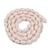 Opaque Solid Color Imitation Jade Beads Strands GLAA-N005-P4mm-D08-2