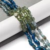 Gradient Color Natural Apatite Beads Strands G-L610-B12-01-2