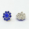 Alloy Multi-Strand Rhinestone Links X-ALRI-H213-05P-1