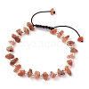 Gemstone Braided Bead Bracelets for Women BJEW-JB11107-3