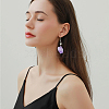 20Pcs Natural Amethyst Pendants G-FI0001-33-7