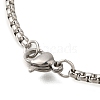 304 Stainless Steel Box Chain Hollow Cute Cat Pendant Necklaces NJEW-S003-08P-4