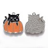 Autumn Theme Alloy Enamel Pendants ENAM-J649-06P-01-2