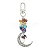 Moon Alloy Pendant Decoraiton HJEW-JM01393-02-1