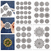 4 Sheets 11.6x8.2 Inch Stick and Stitch Embroidery Patterns DIY-WH0455-058-1