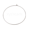 304 Stainless Steel Hoop Earring Findings STAS-Z089-01P-02-2