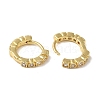 Rack Plating Brass Micro Pave Clear Cubic Zirconia Huggie Hoop Earrings for Women EJEW-C097-13G-09-2