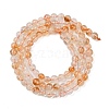 Heated Natural Citrine Bead Strands G-P466-01D-01-4
