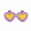 Spray Painted Alloy Enamel Charms PALLOY-T075-129C-RS-2