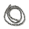 Transparent Electroplate Glass Beads Strands LS-EGLA-S056-4mm-15-2
