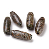 Tibetan Style dZi Beads TDZI-E004-15-2