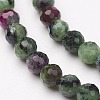 Natural Ruby in Zoisite Bead Strands G-P213-35-1