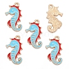 Sea Animal Alloy Enamel Pendants PW-WGE87A6-11-1