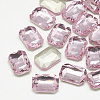 Pointed Back Glass Rhinestone Cabochons RGLA-T079-6x8mm-10-1
