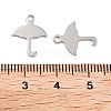 201 Stainless Steel Charms STAS-U012-02P-3